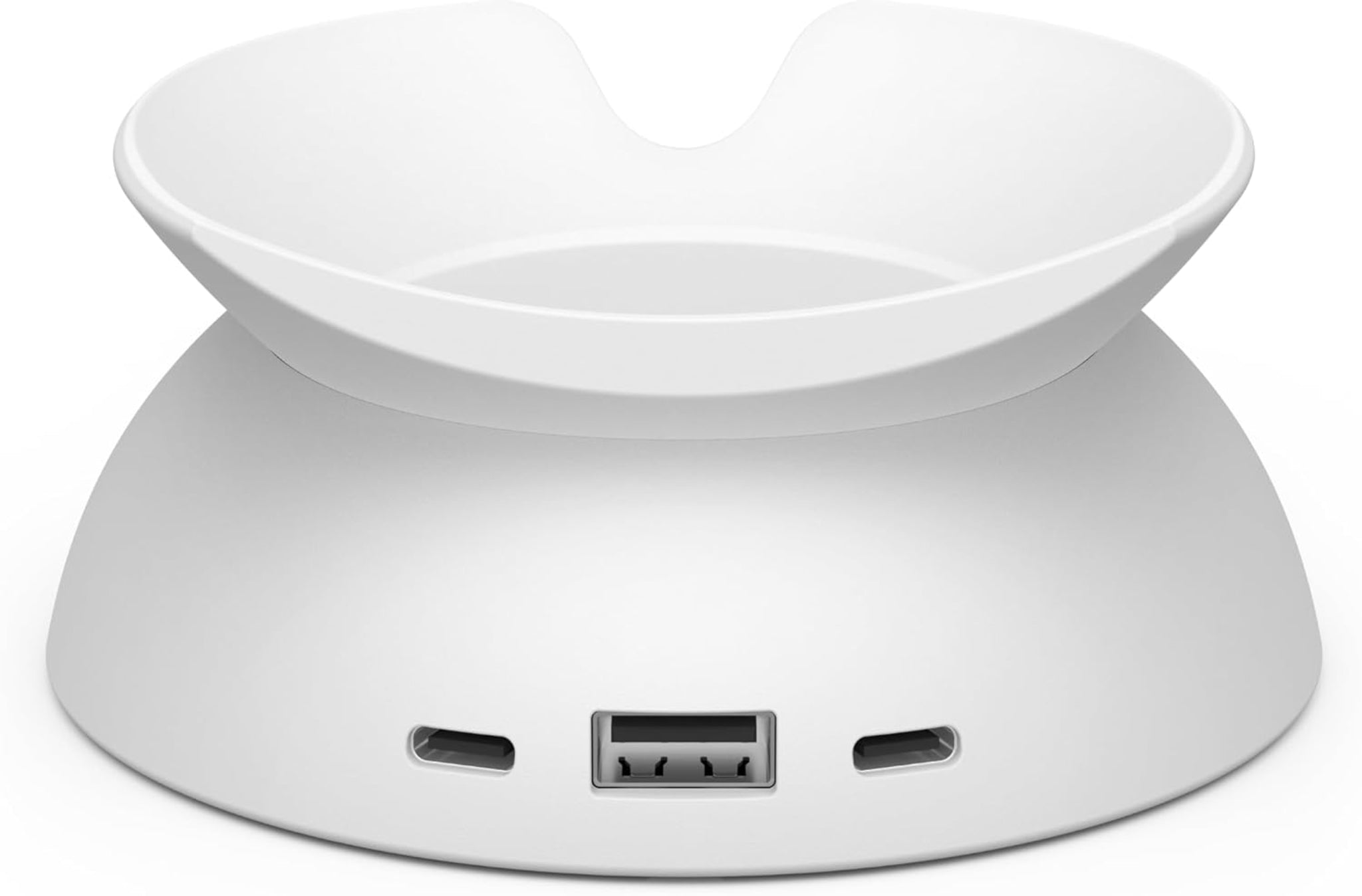 Base para Amazon Echo Spot con puertos de carga USB-C y USB-A