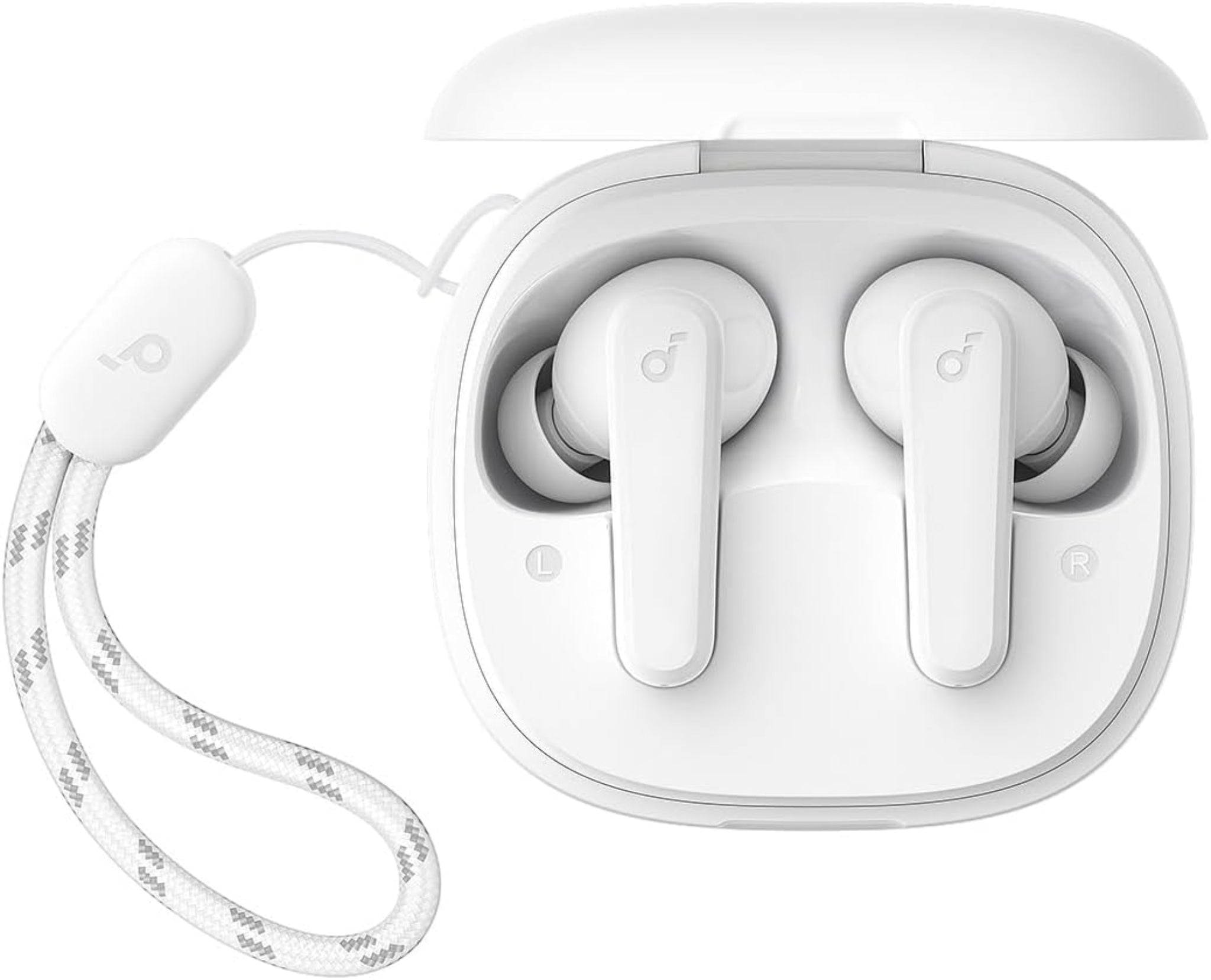 Soundcore de Anker P20i Auriculares True Wireless, controladores de 10mm con graves potentes, Bluetooth 5.3, tiempo de reproducción largo de 30H, resistente al agua, 2 micrófonos para llamadas claras