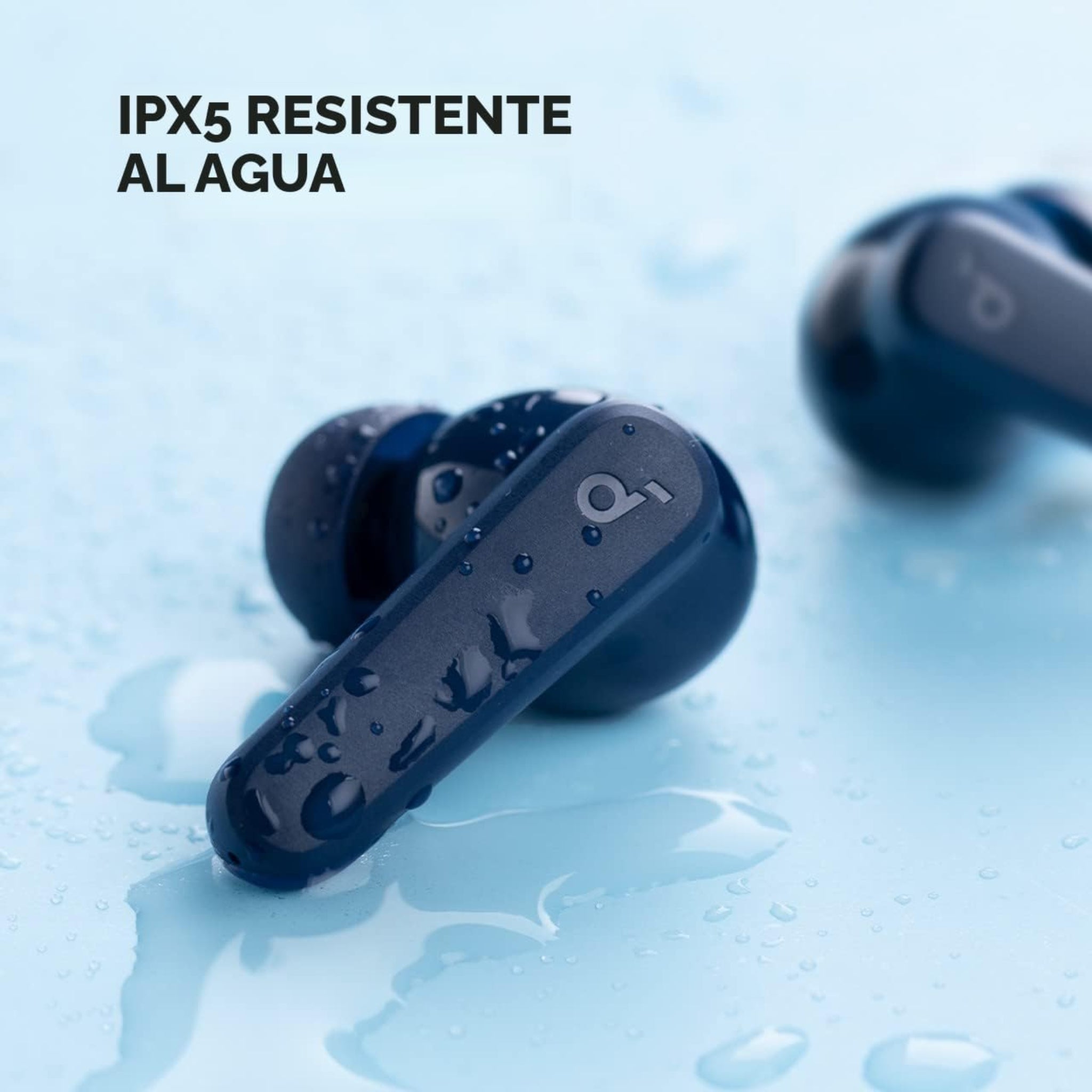 Soundcore de Anker P20i Auriculares True Wireless, controladores de 10mm con graves potentes, Bluetooth 5.3, tiempo de reproducción largo de 30H, resistente al agua, 2 micrófonos para llamadas claras