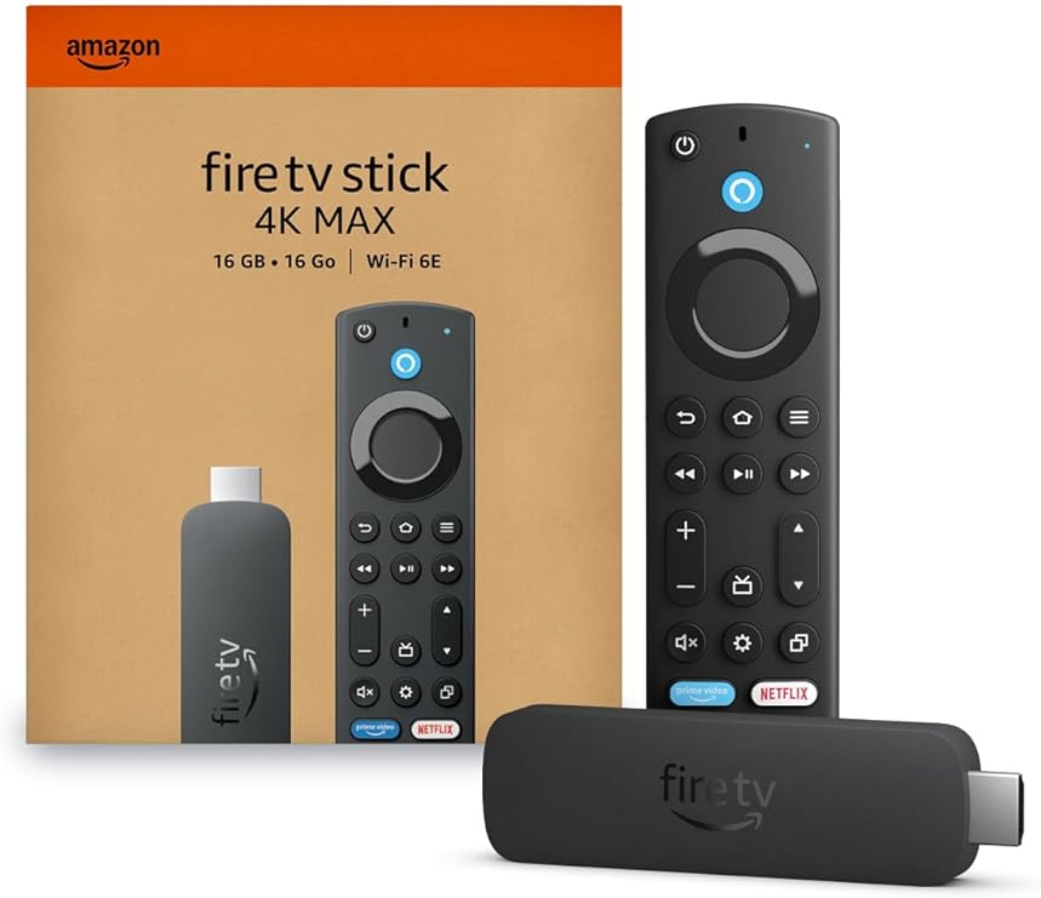 Amazon Fire TV Stick 4K Max (modelo más reciente), compatible con Wi-Fi 6E, TV gratis y en vivo sin señal de cable o satélite
