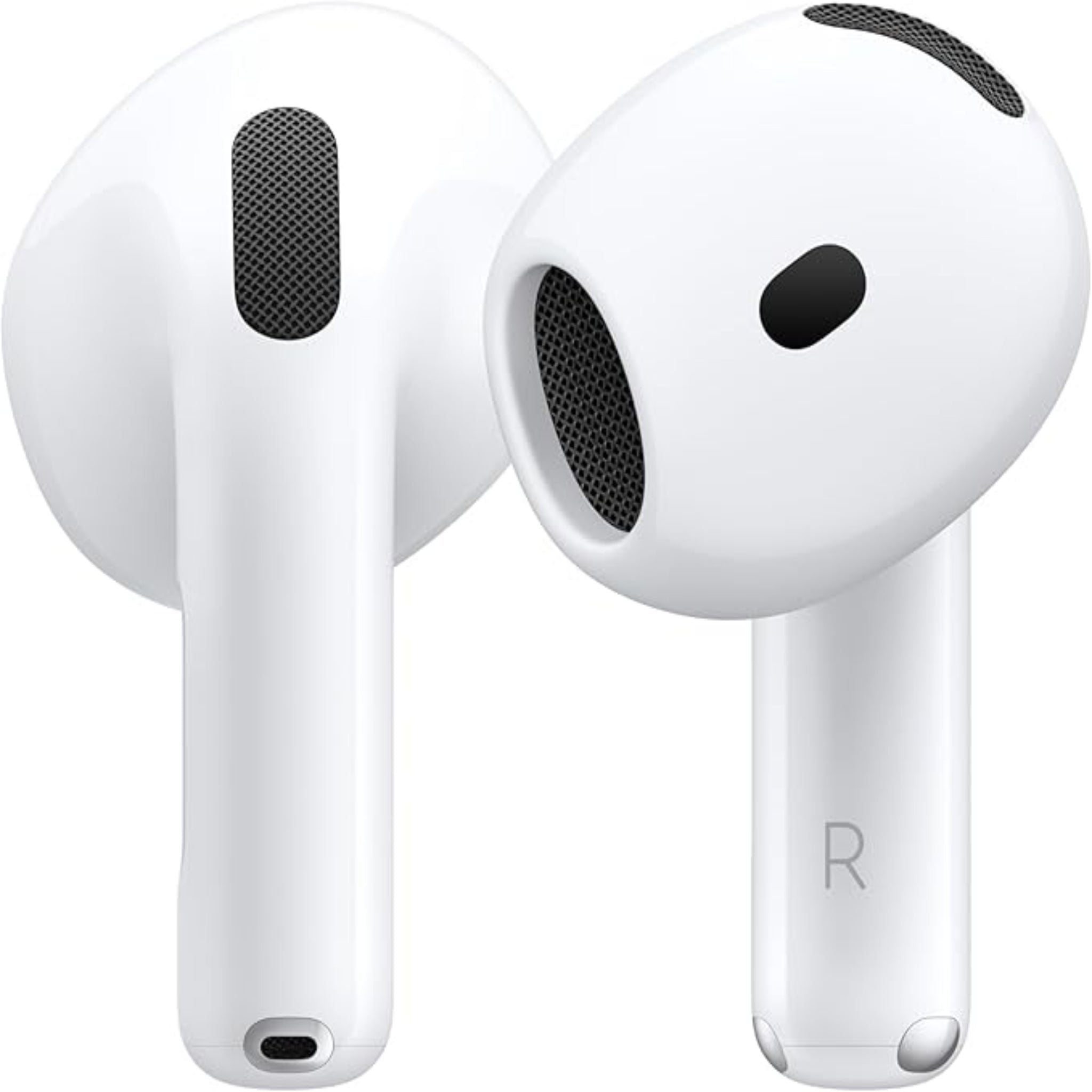 Apple Auriculares inalámbricos AirPods 4, auriculares Bluetooth, con cancelación activa de ruido, audio adaptativo, modo de transparencia, audio espacial personalizado, estuche de carga USB-C