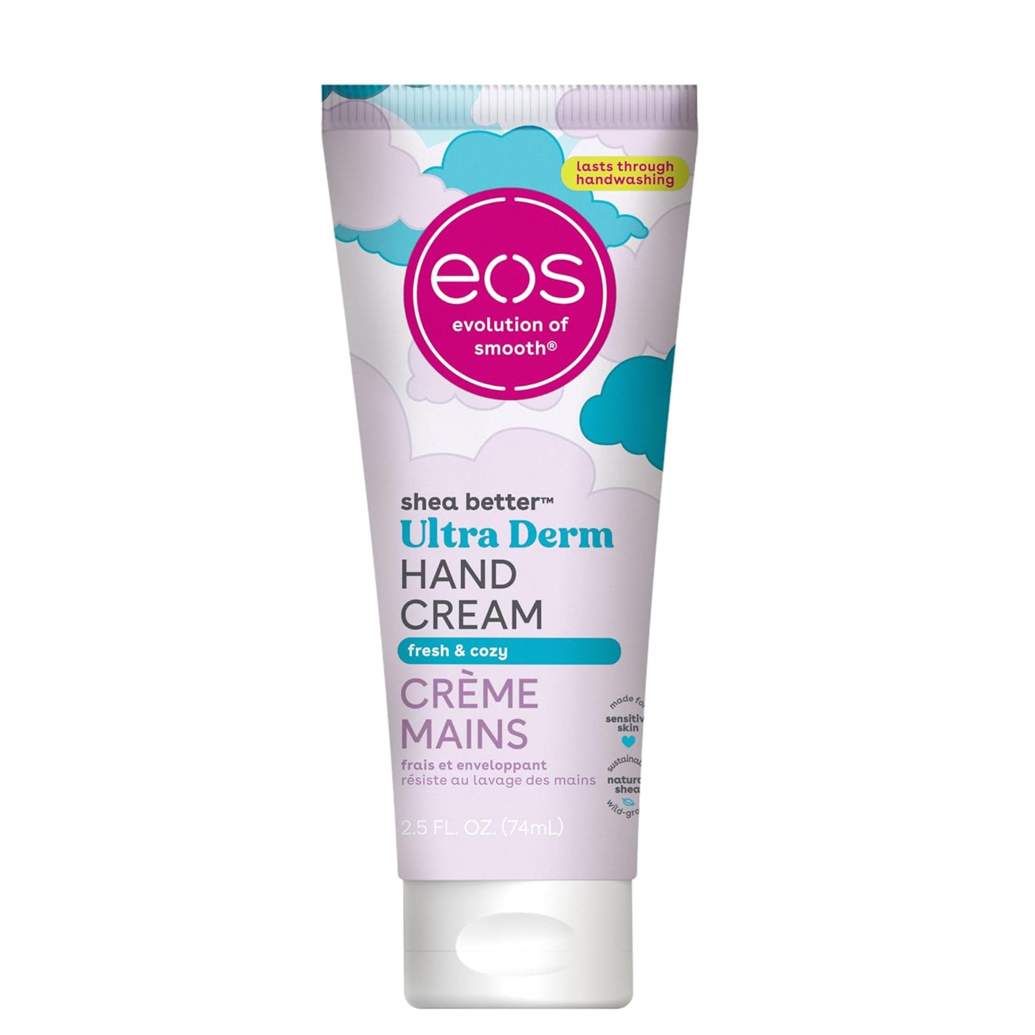 eos Crema de manos Shea Better Fresca y Acogedora - Loción de manos | Hidratación instantánea + protección duradera | 2.5 onzas