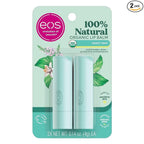 eos Barras de bálsamo labial Menta Dulce Paquete de 2, 100% naturales y orgánicos, hidratación durante todo el día, recomendado por dermatólogos, 0.14 onzas cada uno