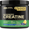 Optimum Nutrition Creatina Micronizada Monohidrato en Polvo, Limonada de Arándanos, 60 Porciones