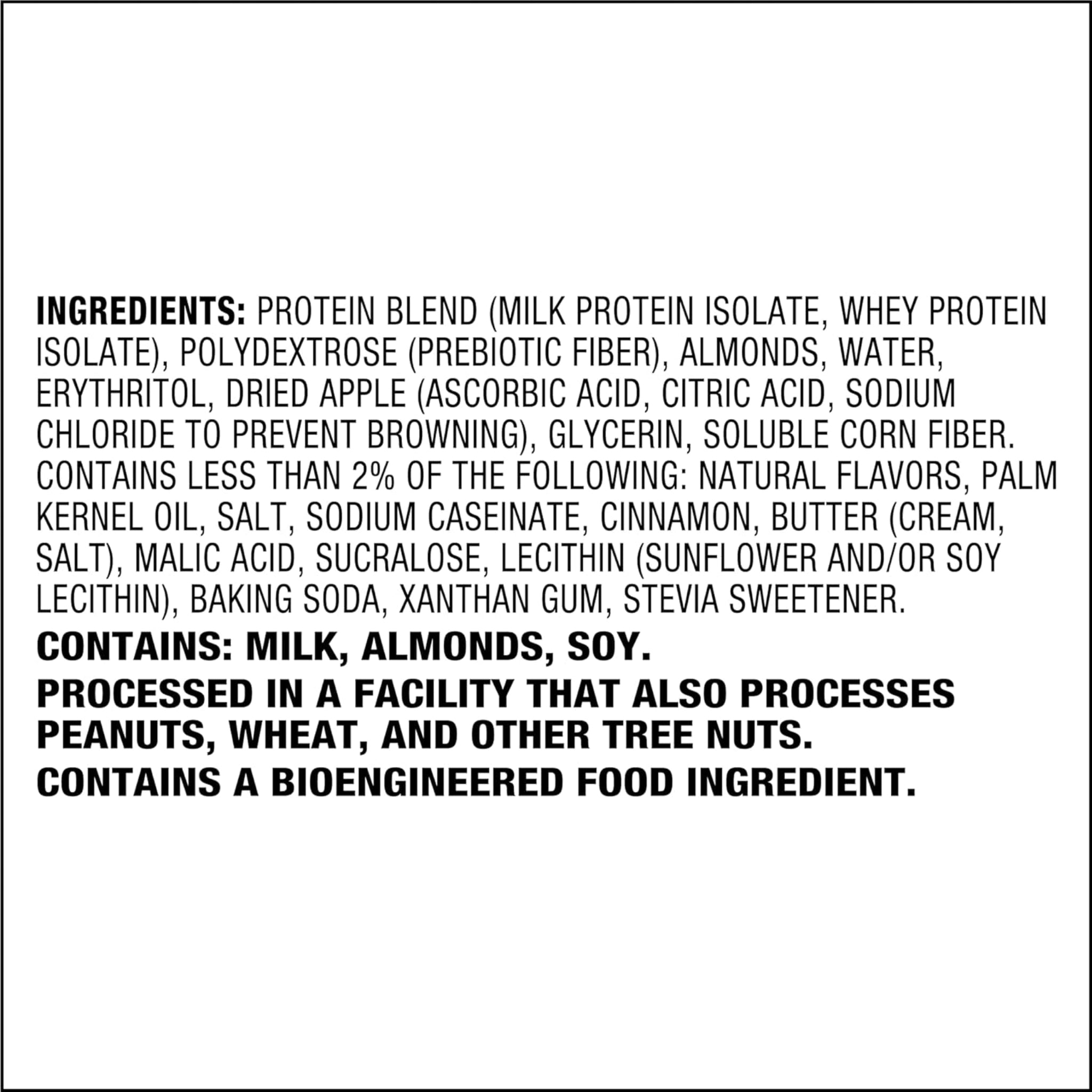 Quest Nutrition Barras de proteína de Pastel de Manzana, 20g de proteína, 2g de azúcar, 4g de carbohidratos netos, alto en fibra, sin gluten, apto para dieta keto, 12 unidades