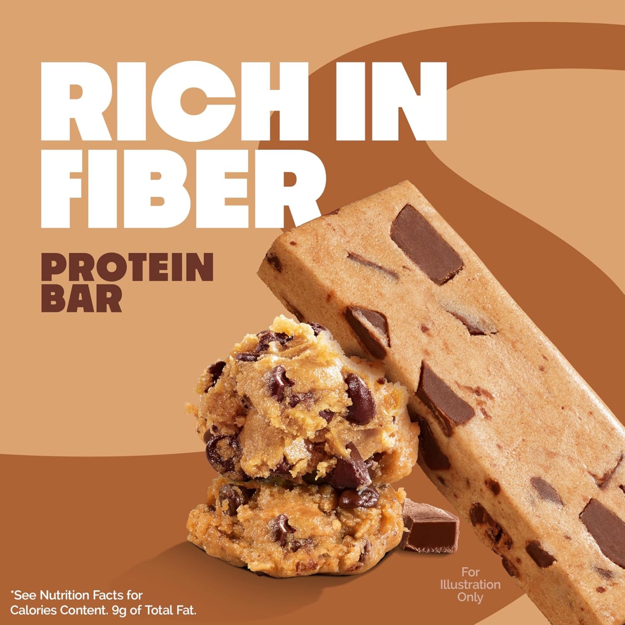 Quest Nutrition Barras de proteína de masa de galletas con chispas de chocolate, 21g de proteína, 1g de azúcar, 4g de carbohidratos netos, alto en fibra, sin gluten, apto para dieta keto, 12 unidades