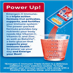 Emergen-C Immune+ | Polvo de Apoyo Inmunológico de Triple Acción sabor Frambuesa, BetaVia (R), 1000 mg de Vitamina C, Vitaminas B, Vitamina D y Antioxidantes, 30 Unidades