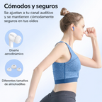 TAGRY Auriculares Bluetooth Auriculares Inalámbricos 60H Reproducción Pantalla LED de Energía Audífonos con Estuche de Carga Inalámbrica IPX5 Auriculares Resistente al Agua