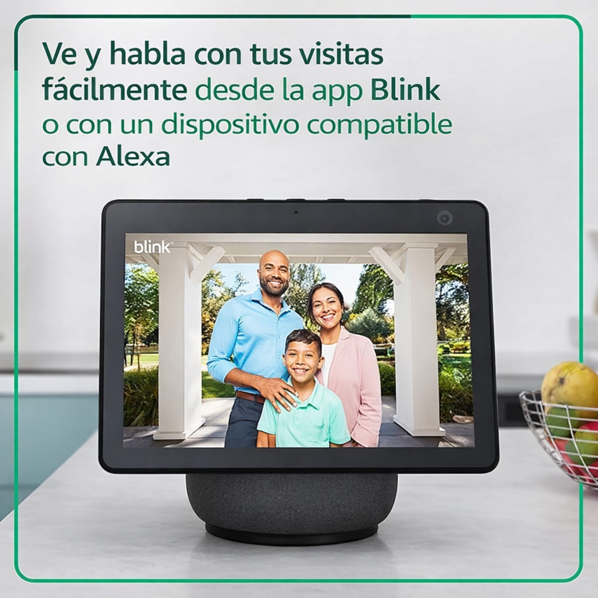 Blink Video Doorbell (modelo más reciente) – Visión HD de la cabeza a los pies, dos años de duración de la batería y configuración sencilla. Sync Module Core incluido – Sistema (negro)