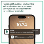 Blink Video Doorbell (modelo más reciente) – Visión HD de la cabeza a los pies, dos años de duración de la batería y configuración sencilla. Sync Module Core incluido – Sistema (negro)