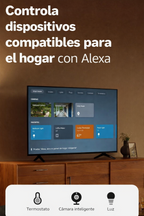 Amazon Fire TV Stick HD (modelo más reciente), TV en vivo gratuita, Control remoto por voz Alexa, controles de Smart Home, streaming en HD
