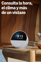 Amazon Echo Spot: ideal para mesitas de noche, oficinas y cocinas, incluye despertador inteligente con Alexa