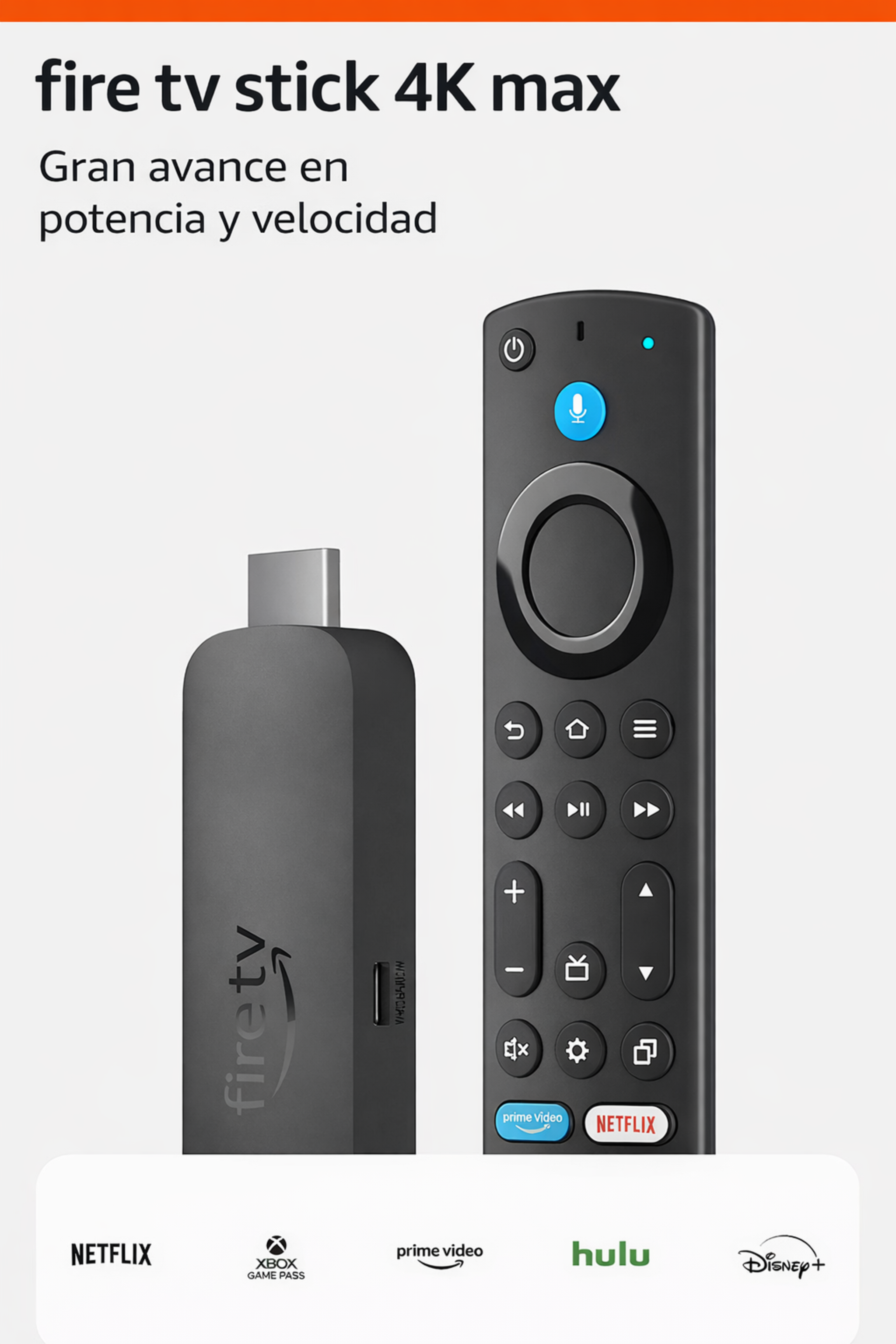 Amazon Fire TV Stick 4K Max (modelo más reciente), compatible con Wi-Fi 6E, TV gratis y en vivo sin señal de cable o satélite