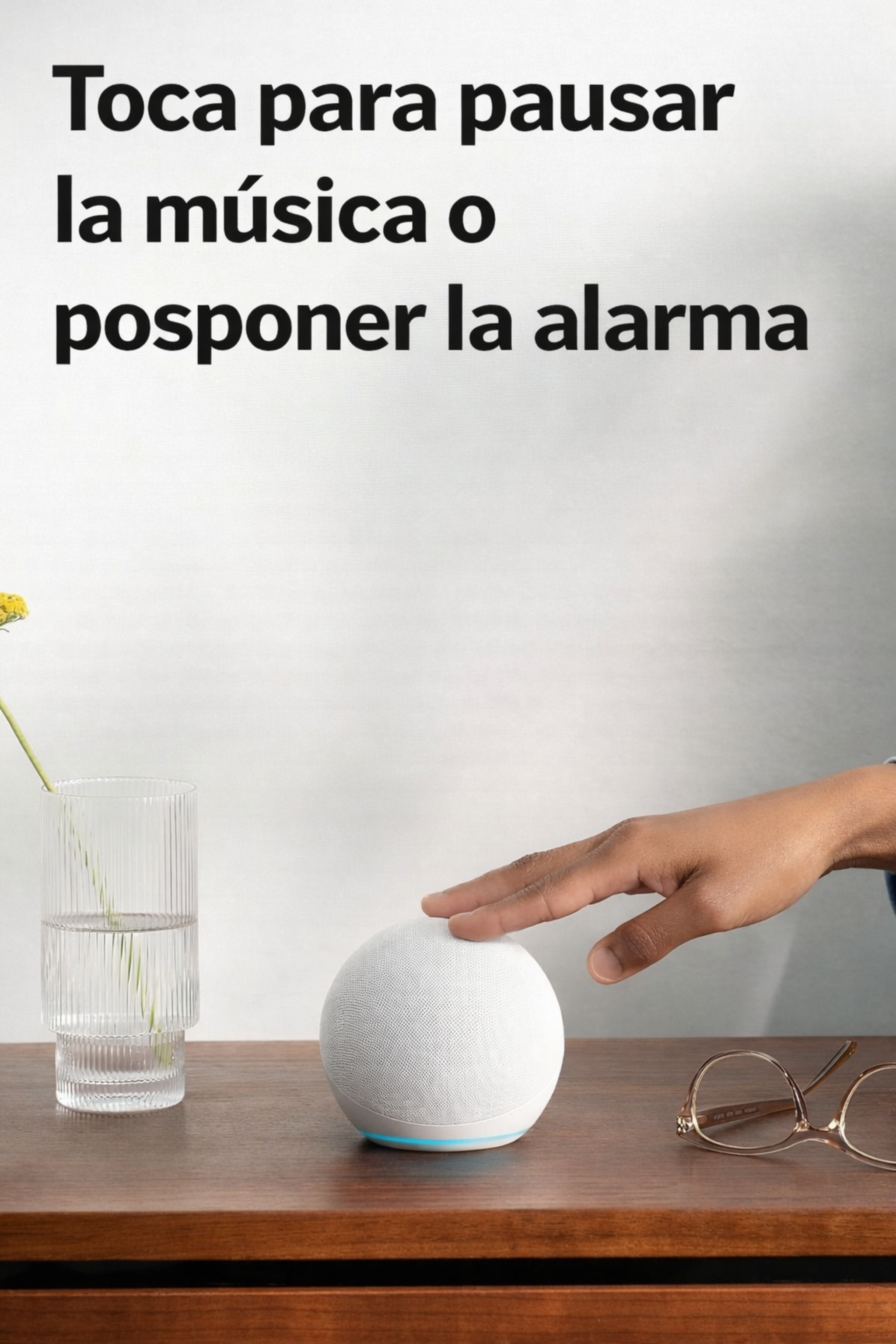 Amazon Echo Dot (5ª generación): parlante Alexa con sonido vibrante, ideal para dormitorios, comedores y oficinas