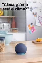 Amazon Echo Dot (5ª generación): parlante Alexa con sonido vibrante, ideal para dormitorios, comedores y oficinas