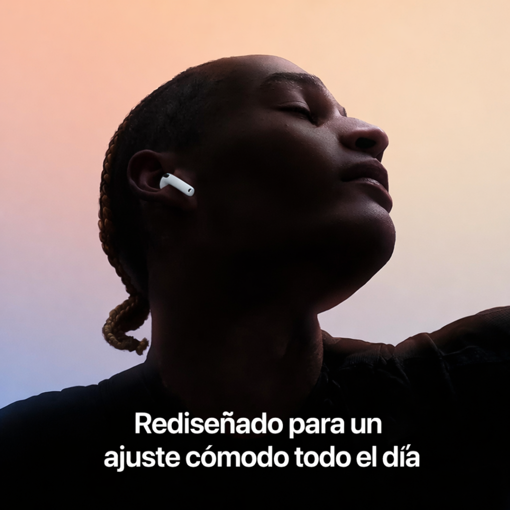 Apple Auriculares inalámbricos AirPods 4, auriculares Bluetooth, con cancelación activa de ruido, audio adaptativo, modo de transparencia, audio espacial personalizado, estuche de carga USB-C