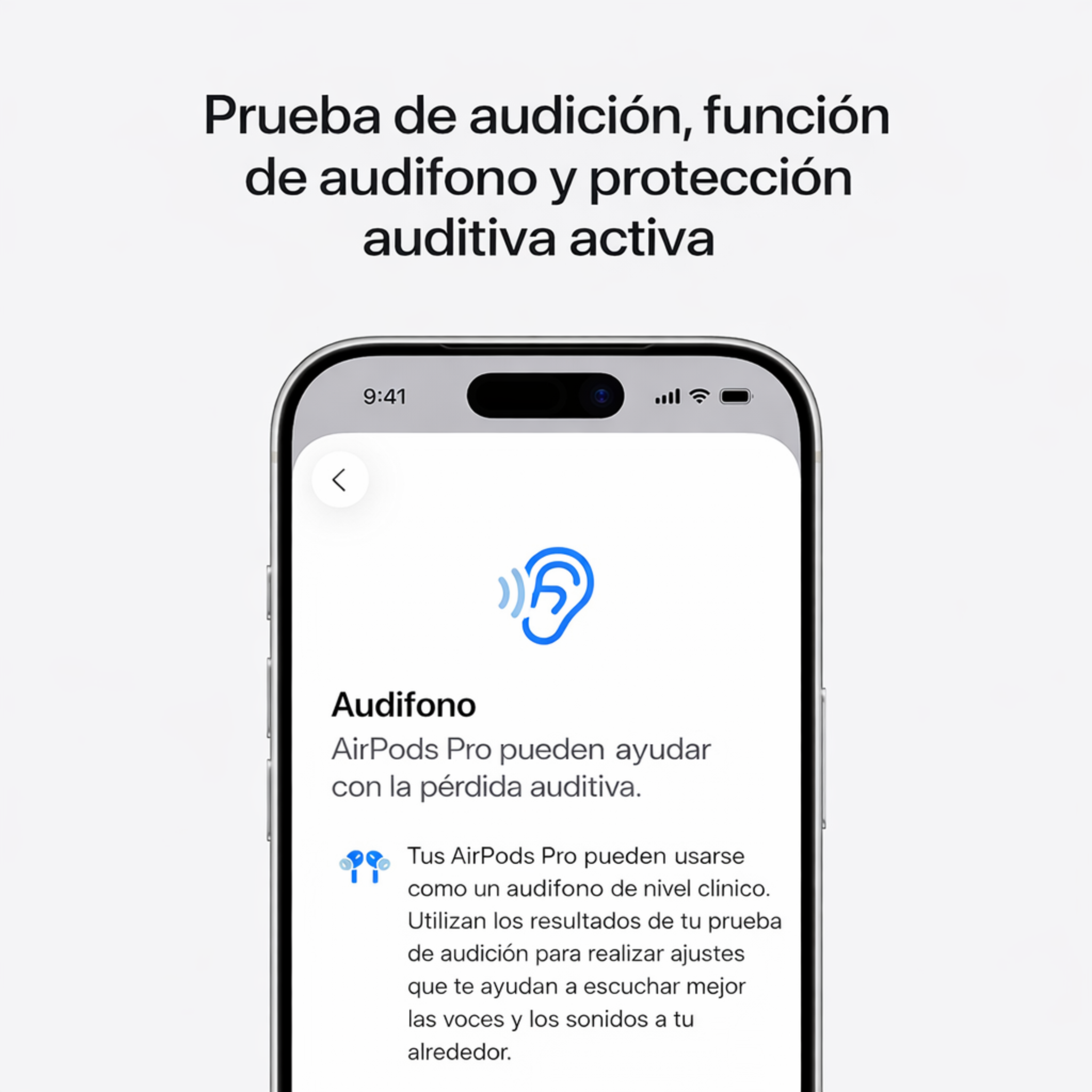 Apple Auriculares inalámbricos AirPods Pro 3, cancelación activa de ruido, traducción en vivo, detección de frecuencia cardíaca, función de audífono, auriculares Bluetooth, audio espacial,