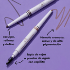 e.l.f. Lápiz de cejas impermeable Café Neutro - paquete de 2 - lápiz de cejas de larga duración para dar vida y forma a tus cejas, vegano y libre de crueldad