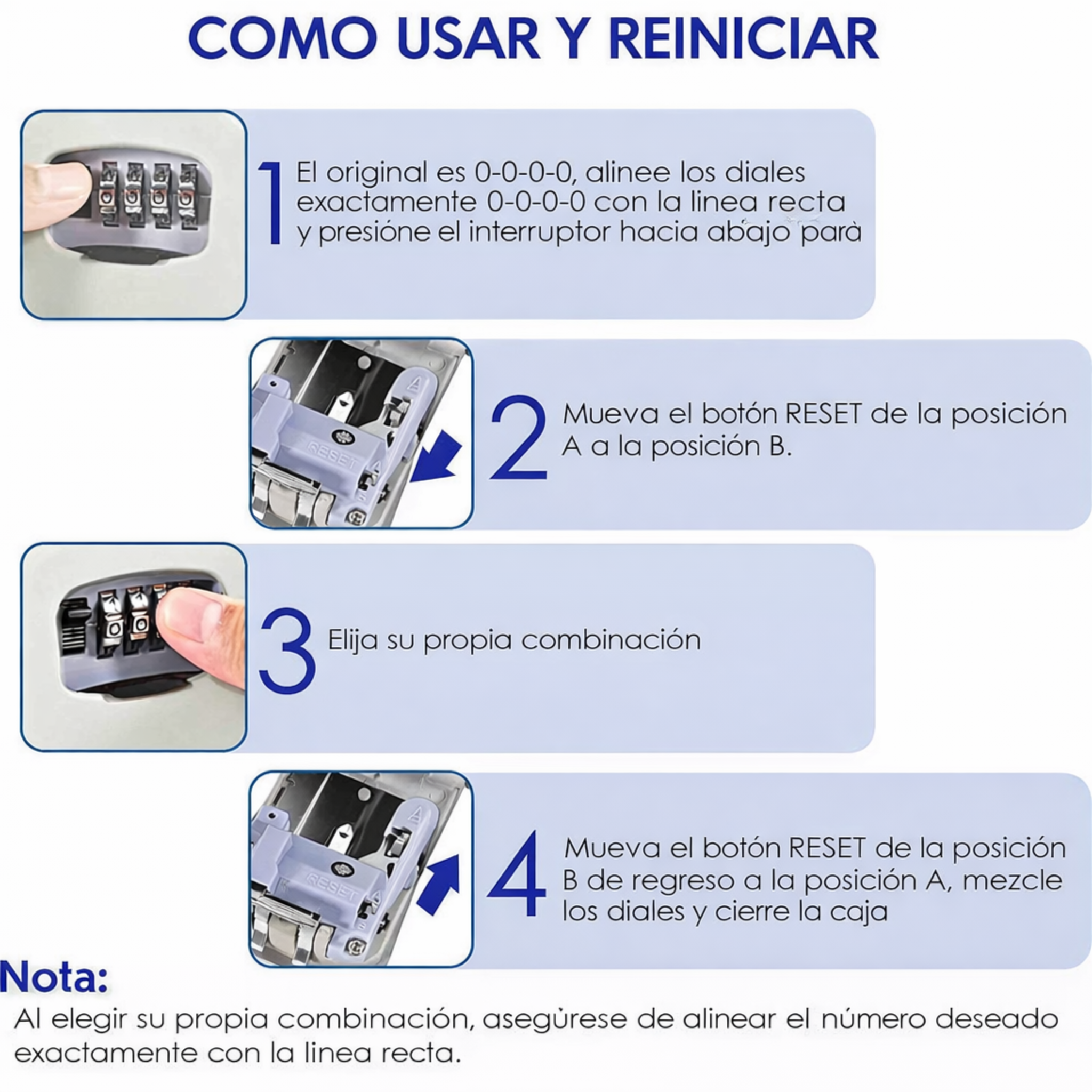 Caja de Seguridad para Llaves, Caja de Seguridad con Combinación Impermeable de 4 Dígitos para Montaje en Pared