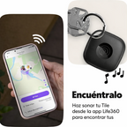 Tile by Life360 - Rastreador Bluetooth, buscador de llaves y localizador de artículos para llaves, bolsas y más. Buscador de teléfonos. Compatible con iOS y Android