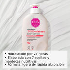 eos Shea Better Loción corporal Agua de Coco, cuidado de la piel con humedad las 24 horas, ligera y no grasosa, karité natural, vegano, loción corporal de coco, 16 onzas líquidas