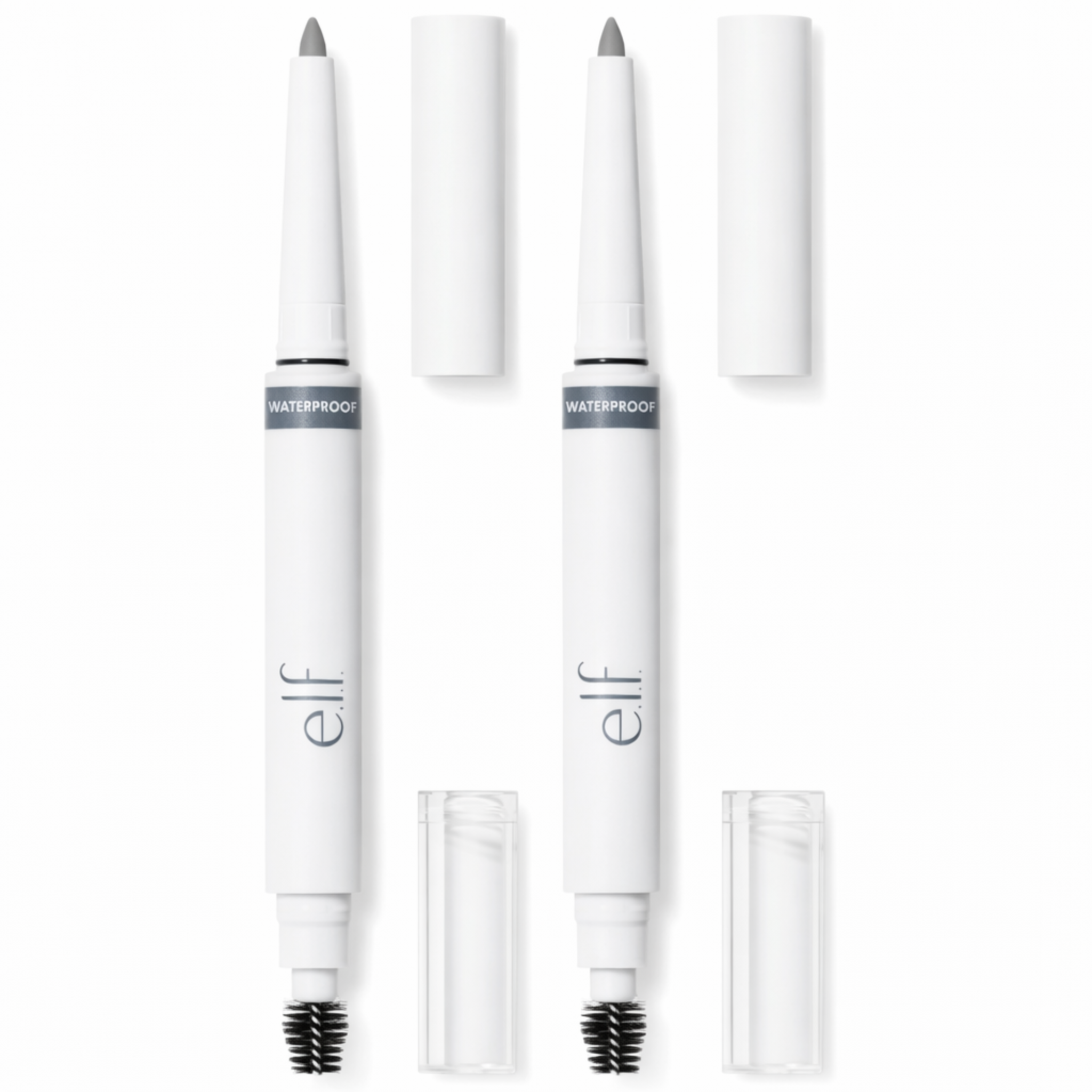 e.l.f. Lápiz de cejas impermeable Café Neutro - paquete de 2 - lápiz de cejas de larga duración para dar vida y forma a tus cejas, vegano y libre de crueldad